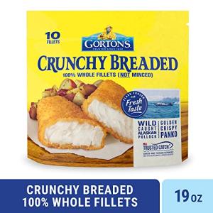 Gorton's Crunchy Breaded Fish Fillets, 19 oz
