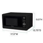 Compact 700-Watt Microwave Oven with 6 Settings