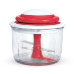 Chef'n VeggiChop Hand-Powered Food Chopper - Cherry