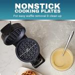Nonstick Belgian Waffle Maker with Rotating Function
