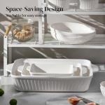 DOWAN Ceramic Casserole Set for Baking