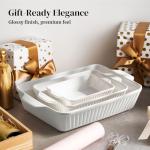 DOWAN Ceramic Casserole Set for Baking