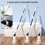 Cordless Electric Spin Scrubber with 9 Attachments