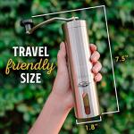 JavaPresse Manual Stainless Steel Coffee Grinder