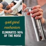 JavaPresse Manual Stainless Steel Coffee Grinder