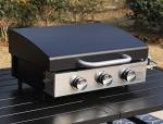Sophia & William 22" Portable 3-Burner Gas Griddle