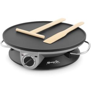 Morning Star 13" Electric Crepe Maker with Spatula