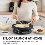 Morning Star 13" Electric Crepe Maker with Spatula