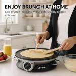 Morning Star 13" Electric Crepe Maker with Spatula