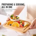VEVOR 3-Piece Bamboo Cutting Board Set