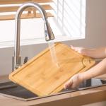 VEVOR 3-Piece Bamboo Cutting Board Set