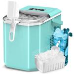 Portable Countertop Ice Maker with Self-Cleaning Feature