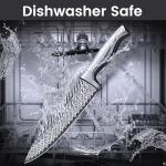 15-Piece Kitchen Knife Set with Sharpener Block
