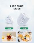 Silonn Portable Ice Maker - 9 Cubes in 6 Mins