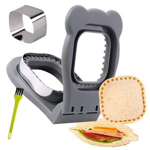 Uncrustables Sandwich Maker and Cutter - Grey