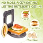 Uncrustables Sandwich Maker and Cutter - Grey