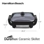Hamilton Beach Electric Skillet with Removable Pan