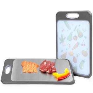 Double-Sided Non-Slip Stainless Steel Cutting Board