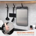 Double-Sided Non-Slip Stainless Steel Cutting Board