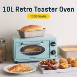 Elite Gourmet Retro 50’s Toaster Oven, Mint