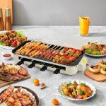 Pukomc 2-in-1 Electric Indoor Grill & Griddle