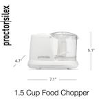 Proctor Silex Mini Electric Vegetable Chopper, 1.5 Cup