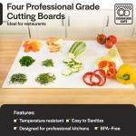 Extra Large Flexible Cutting Board Mats - 4 Pack