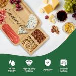 Custom Engraved Bamboo Charcuterie Board Gift Set