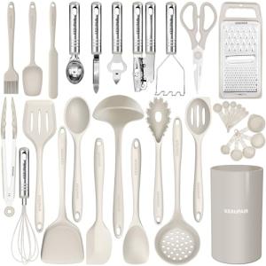 Heat Resistant Silicone Kitchen Utensils Set