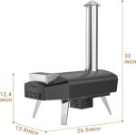 Mimiuo Wood Pellet Outdoor Pizza Oven with Accessories