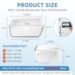 Right Side Refrigerator Door Shelf Bin for Samsung