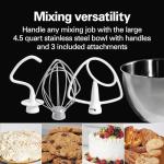 Hamilton Beach 12-Speed Electric Stand Mixer, 4.5 Quarts