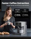 AIRMSEN 20 Bar Espresso Machine with Milk Frother
