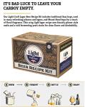 Light Lager Home Brewing Kit - 1 Gallon Refill