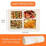 Electric Warming Tray with 3 Temperature Settings