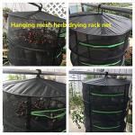 8-Layer Herb Drying Rack with Zipper Opening