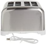 Cuisinart 4-Slice Classic Toaster, White/Steel