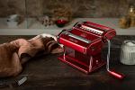 MARCATO Atlas 150 Pasta Machine with Cutter - Red