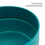 Goodful Collapsible Silicone Popcorn Popper in Teal
