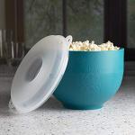 Goodful Collapsible Silicone Popcorn Popper in Teal