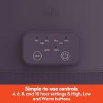 Bella 6.0 Qt Programmable Slow Cooker, Plum