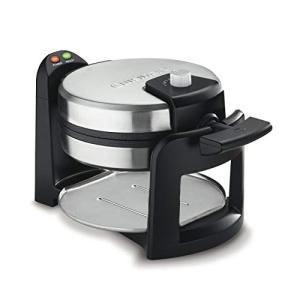 Cuisinart Round Belgian Waffle Maker, Black/Silver