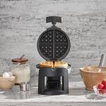 Cuisinart Round Belgian Waffle Maker, Black/Silver