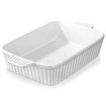MALACASA 4.4 QT Ceramic Baking Dish with Handles