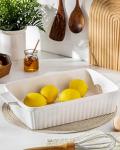 MALACASA 4.4 QT Ceramic Baking Dish with Handles