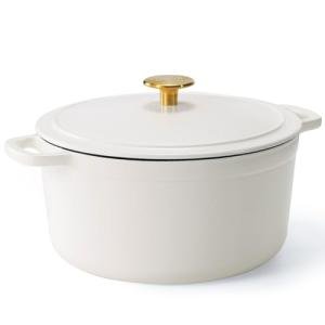 CAROTE 5QT Enameled Cast Iron Dutch Oven
