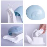 Cute Snail Soap Dispenser – 120ml Blue