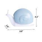 Cute Snail Soap Dispenser – 120ml Blue