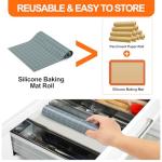 Silicone Non-Stick Baking Mat Roll, 12"x5.25