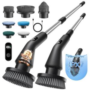Leebein Cordless Electric Spin Bathroom Scrubber